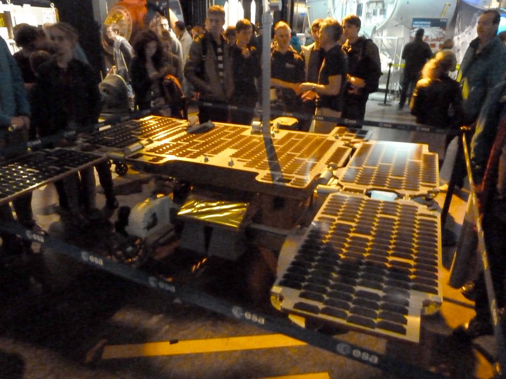Modell des ExoMars 2020-Rovers
